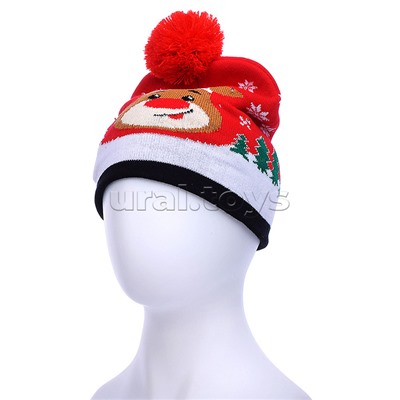 Шапка "Олень рождественский"