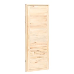 Дверь для бани и сауны «Эконом», 180×70 см, деревянная