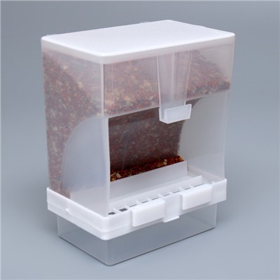 Автокормушка для птиц Пижон 8.5×8×15.4 см, белая 7