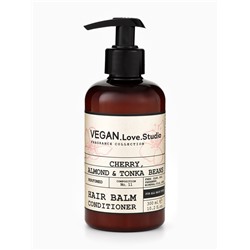 Бальзам-кондиционер для волос парфюмированный VEGAN.Love.Studio «Вишня, Миндаль, Бобы тонка», 300 мл