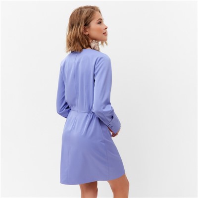 Платье мини женское MINAKU: Silk pleasure, сиреневое, размер 48