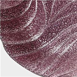 Тарелка «Драхна», d=21 см, стекло, бордовая