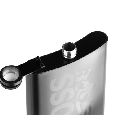 Фляжка BOSS, нержавеющая сталь, 240 мл, 8 oz