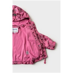 Куртка детская текстильная с полиуретановым покрытием для девочек (ветровка) PLAYTODAY, 1240061