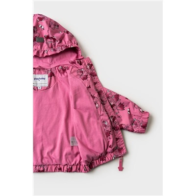 Куртка детская текстильная с полиуретановым покрытием для девочек (ветровка) PLAYTODAY, 1240061