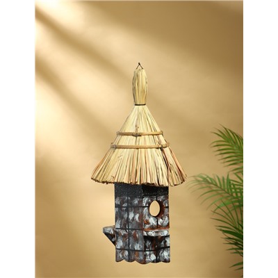 Подвесной декор «Скворечник», 25×25×45 см, дерево, серый