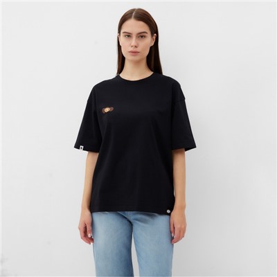 Футболка KAFTAN «Чебурашка», размер 48-50, чёрная