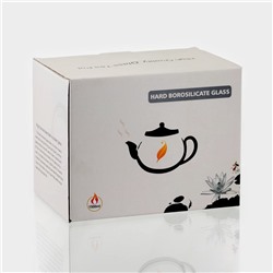 Заварочный чайник «Эко. Бабл», 1.5 л, 26.5×14×16.5 см, с бамбуковой крышкой, металлический фильтр, стекло, прозрачный