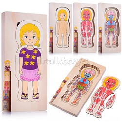 Пазл-вкладыш "Девочка"