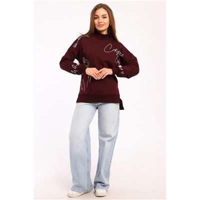 Толстовка женская 88526 (Бордовый)