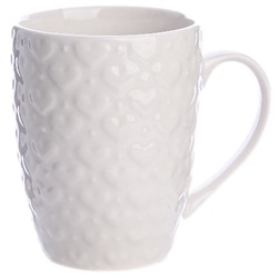 9-31350-1 Кружка 340мл с рельефом White LR (х36)