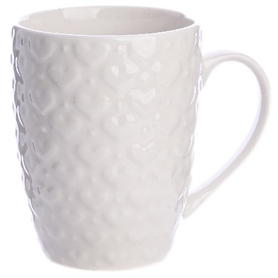 9-31350-1 Кружка 340мл с рельефом White LR (х36)