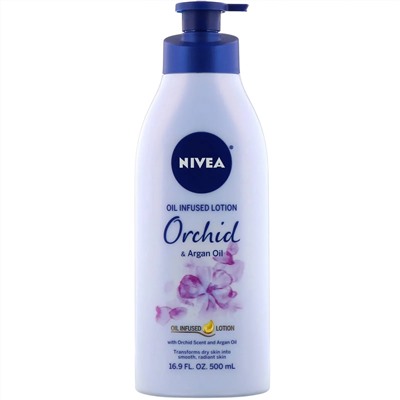 Nivea, Oil Infused Lotion, Orchid & Argan Oil, 16.9 fl oz (500 ml)