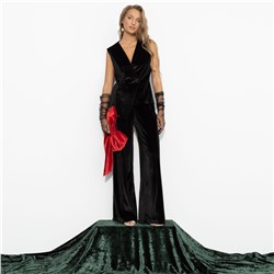 Жилет бархатный, Стильный лидер (чёрный бархат)