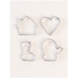 Формы для выпечки новогодние «Уют», 4 шт.