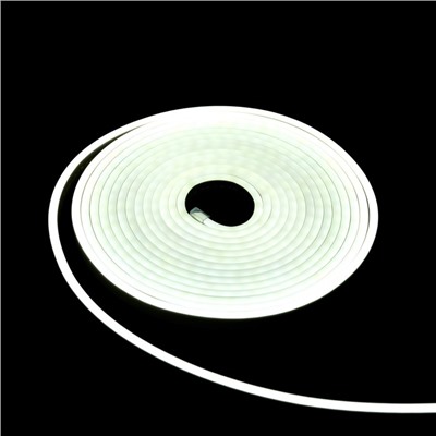 Гибкий неон Luazon Lighting 6×12 мм, IP65, 50 м, SMD2835, 120 LED/м, 12 В, свечение белое