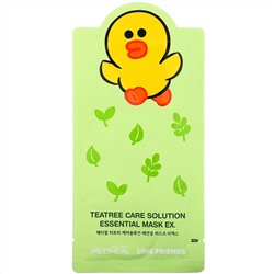 Mediheal, Line Friends, тканевая маска с маслом чайного дерева,1 шт., 24 мл