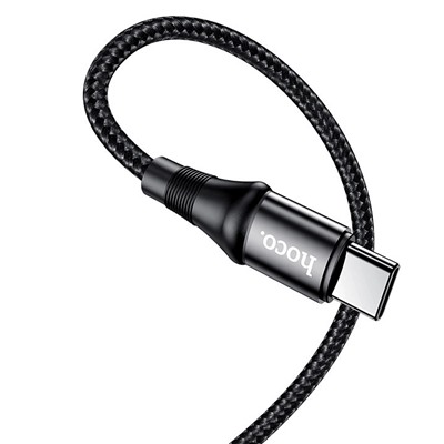 Кабель Type-C - Type-C Hoco X50 Excellent 100W 200см 5A  (black)
