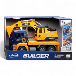 Машина "Экскаватор" 1:10 (свет, звук) в коробке