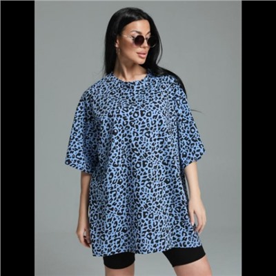 Футболка Ирбис (Голубой)