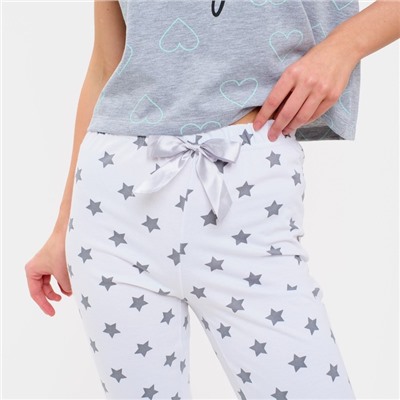 Пижама женская (футболка, брюки) KAFTAN Fresh style, размер 40-42