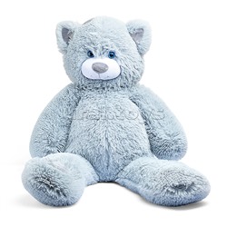 Мягкая игрушка "Милашка" Кот В75 серый