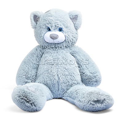 Мягкая игрушка "Милашка" Кот В75 серый