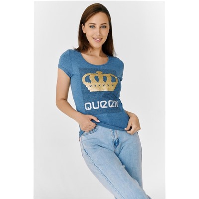 Футболка 8042 (Индиго)