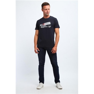 Футболка мужская 058 (Темно-серый)