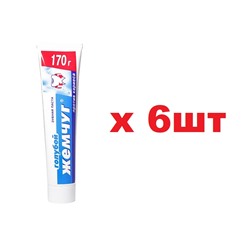 Голубой жемчуг Зубная паста 170г Против кариеса 6шт