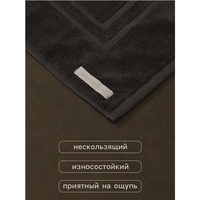 Коврик махровый SL HOME: Basic «Гри Сандре», 50×70 см, хлопок 100%