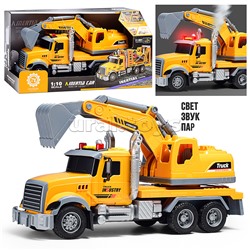 Машина "Ковшовый Титан" на батарейках, в коробке