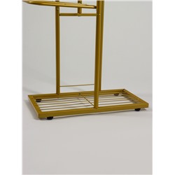 Подставка для цветов Greengo, 4 полки, 43×22×82 см, напольная, металл, цвет золотой