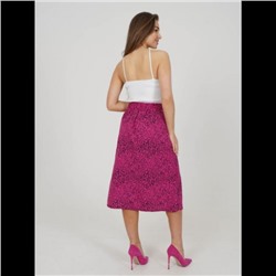 Юбка Хельга (Леопард фуксия)