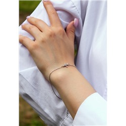 Серьги-пусеты из серебра с фианитами родированные - Самолёты 925 пробы 12-1275