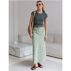 Юбка из денима с эластаном