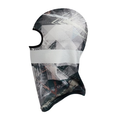 Маска-балаклава Gray Shapes, размер универсальный, серая