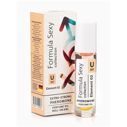 Парфюмерное масло женское с феромонами Formula Sexy Collection Element 02 U107, 8 мл (по мотивам Molecules Escentric 02 (Escentric Molecules)
