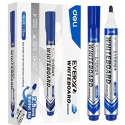 Маркер для магнитной доски Everyu круглый 2,5 мм синий EU016-BL (1997722) Deli