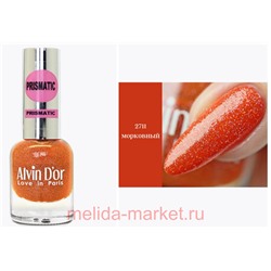 Alvin D`or Лак для ногтей  Prismatic тон 2711 морковный 12мл