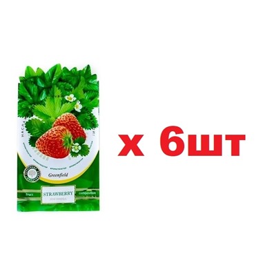 БХ-38 Greenfield Фруктовая композиция.Ароматизатор-освежитель воздуха STRAWBERY 6шт