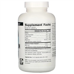 Source Naturals, яблочнокислый магний, 3750 мг, 200 капсул