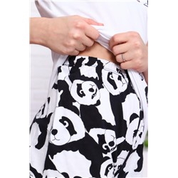 Пижама для девочки Панды Арт.ПД-009-052 (Белый)