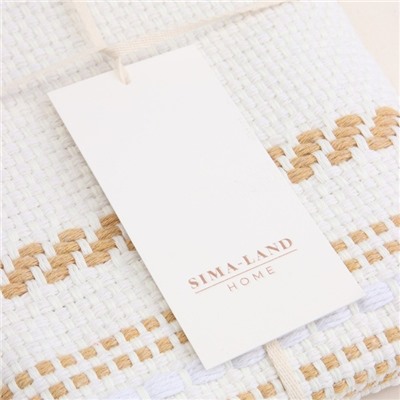 Наволочка декоративная с вышивкой SL Home, 45×45 см, хлопок 100%, молочная