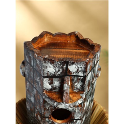 Подвесной декор «Скворечник», 25×25×45 см, дерево, серый