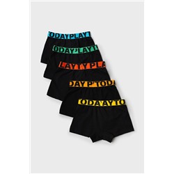 Трусы трикотажные для мальчиков - боксеры, 5 шт в комплекте PLAYTODAY, 1243506