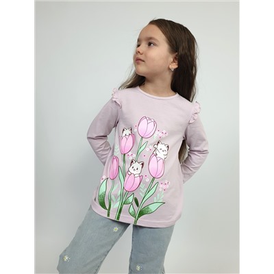 4-126-1. (Джемпер для девочки, Лунева )