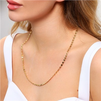 Цепочка на шею ювелирная бижутерия Итальянское золото (покрытие желтое 14к), арт.213.986