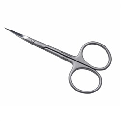 YOKO Ножницы маникюрные для кутикулы изогнутые / Premium Series SN 102, матовые, ручная заточка, 10 см 5856