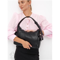 Сумка женская кожаная 1014C black Polina&Eiterou